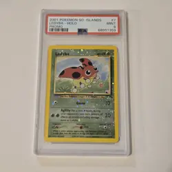 Southern Islands Promo Ledyba 7/18 PSA 9 Reverse Holo Foil Pokemon 2001 - Image 1