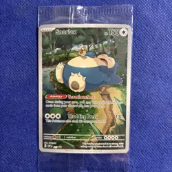 SEALED! Snorlax Pokemon Scarlet Violet 151 Promo Illustration Rare 051 - Mint B - Image 1