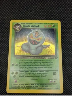 Dark Arbok Holo Rare 2/82 2000 Pokemon TCG Rocket Unlimited - Image 4