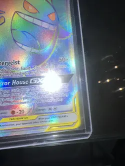 Pokemon Gengar & Mimikyu GX 186/181 Team Up TAG TEAM Secret Rare Holo HP240 - Image 4