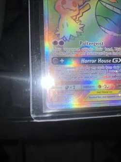 Pokemon Gengar & Mimikyu GX 186/181 Team Up TAG TEAM Secret Rare Holo HP240 - Image 5
