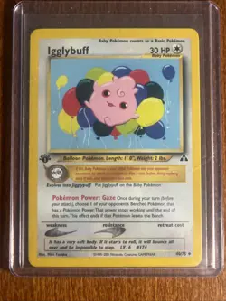 [NM] 2001 Pokemon Neo Discovery Igglybuff 1st Edition #40/75 Uncommon - Image 1