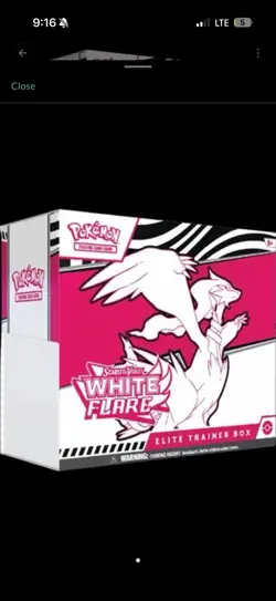 Pokemon TCG Sealed Box Elite Trainer Box White Flare - Image 1