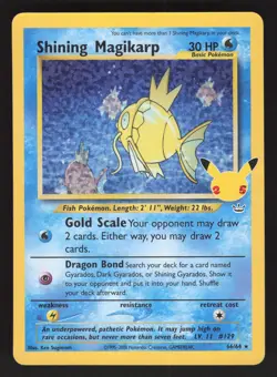Shining Magikarp 66/64 Pokemon TCG Celebrations NM - Image 1