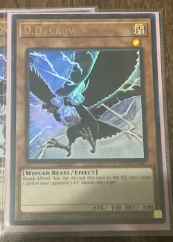 Yugioh 1x D.D. Crow DUDE-EN027 Ultra Rare NM 1st - Image 1