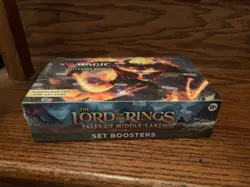 2023 Magic The Gathering LOTR Tales of Middle-Earth SET BOOSTERS HOBBY Card Box - Image 2