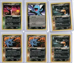 Pokemon Card Lot - EX Team Rocket Returns (2004) - Dark Marowak, Arbok, Pupitar - Image 1