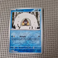 Snorunt #51/167 SV Twilight Masquerade 2024 Pokemon Reverse Holo Common TCG Card - Image 1