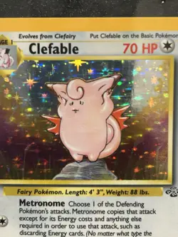 Clefable Holo Rare 1/64 Jungle Unlimited NM/LP English Pokemon Card - Image 2