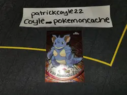 Nidoqueen #31 Chrome Holo Pokemon Topps Chrome Series 1 Card NM front/LP back - Image 1