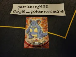 Nidoqueen #31 Chrome Holo Pokemon Topps Chrome Series 1 Card NM front/LP back - Image 2