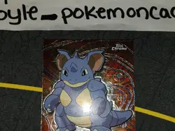 Nidoqueen #31 Chrome Holo Pokemon Topps Chrome Series 1 Card NM front/LP back - Image 3