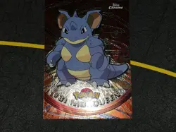 Nidoqueen #31 Chrome Holo Pokemon Topps Chrome Series 1 Card NM front/LP back - Image 4