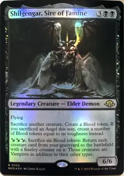 Shilgengar, Sire of Famine Foil R Modern Horizons 3 109 NM - Image 1
