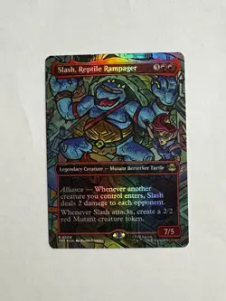 Slash, Reptile Rampager (Borderless) Teenage Mutant Ninja Turtles Foil - Image 1
