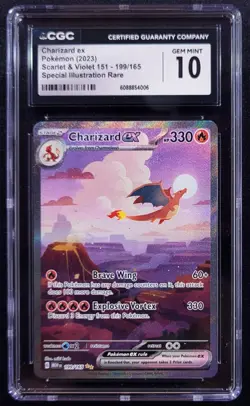 CHARIZARD EX 199/165 SIR S&V 151 POKEMON CARD ~ STRICTER GRADING THAN PSA - Image 1
