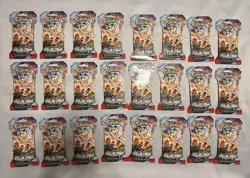 Pokemon TCG Scarlet & Violet Booster Pack Lot Of 24. New Sealed. - Image 1