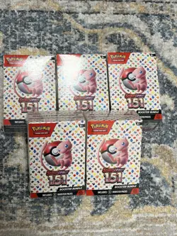 Pokemon TCG Scarlet and Violet 151 Booster Bundle Set - 5 Boxes 820650853210 - Image 1