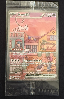Mew ex SVP 053 Black Star Promo Pokemon 151 UPC Factory Sealed Full Art - Image 1