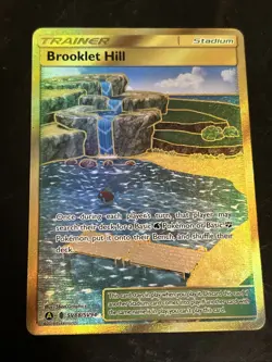 Pokemon TCG Trainer Brooklet Hill Full Art Rare Holo SV88/SV94 - Image 1