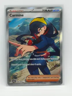 Pokemon TCG Carmine Scarlet & Violet-Twilight Masquerade 204/167 Holo Ultra Rare - Image 1
