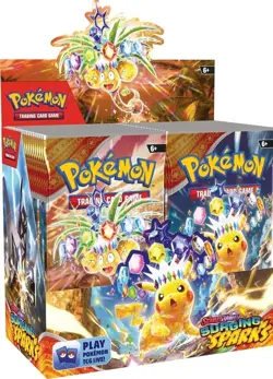 Pokemon TCG Scarlet & Violet Surging Sparks Booster Box 36 Packs - NEW & SEALED - Image 1