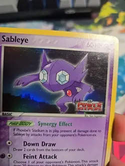 Sableye (Reverse Holo) 22/108 EX Power Keepers (LP-) Pokemon TCG - Image 4