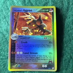 Pokemon Team Magma's Aggron Ex Team Magma vs. Team Aqua 7/95 Holo - Image 1