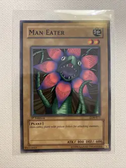 YuGiOh Man Eater LOB-075 1st Edition NM - Image 1