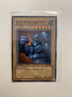 Yu-Gi-Oh! Legend of Blue Eyes Steel Ogre Grotto #1 LOB-112 1st Ed Light Play! - Image 1
