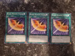 3X Black-Winged Strafe DP11-EN019 - Yugioh Yu Gi Oh! Playset 1st Edition - Image 1