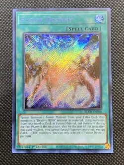 YuGiOh! - Fusion Destiny BLCR-EN088 Secret Rare 1st Edition Near Mint - Image 1