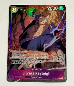 One Piece OP13-066 - Silvers Rayleigh Alt Art SR TCG English Card Foil - Image 1