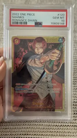 2022 One Piece Shanks 120 Romance Dawn PSA 10 English - Image 1