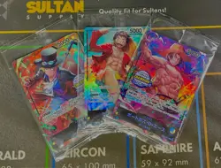 One Piece Ace Sabo Luffy - Asia Exclusive Mini Tin Vol 1 Set of 6 SEALED NM JPN - Image 3