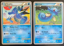 Seadra 40/95 and Horsea 49/95 - World Championships 2011 - 2 Card LOT LP - Image 1