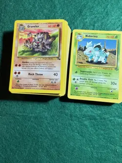 Pokemon Jungle & Fossil Bundle Set - x98 vintage Pokemon Cards - mixed - Image 3