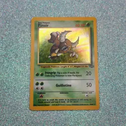 Pokemon TCG Pinsir Jungle 9/64 Holo Rare 60 HP Unlimited Wizards 1999 Card - Image 1