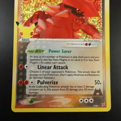 Team Magma's Groudon 9/95 Pokemon Celebrations Classic Collection Holo Card - Image 3