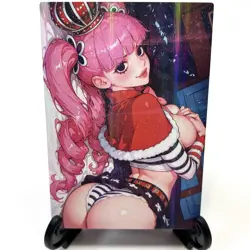One Piece Perona Sexy Hot Anime Waifu Girl Doujin Lewd Goddess Story Art Card - Image 2