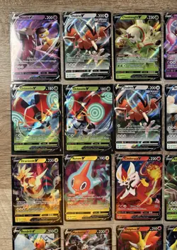 Pokemon TCG V Holo Card Lot of 40 Machamp, Rotom, Morpeko, Dodrio - Image 2