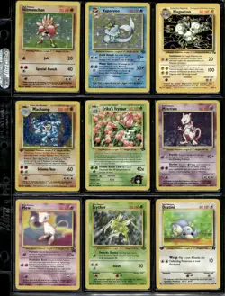 Vtg Pokemon Card Collection Lot Base Set 1st Edition Promo Binder Holos WOTC - Image 1