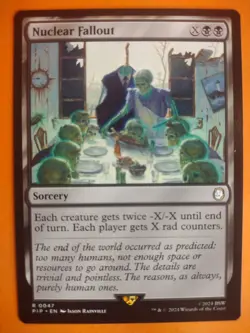 Nuclear Fallout - Universes Beyond: Fallout - Magic: The Gathering - MTG - NM - Image 1