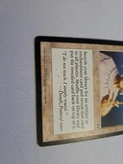 MTG: Enlightened Tutor (Damaged): Mirage - Image 3