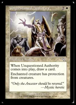 MTG Unquestioned Authority - Judgment #31 NM - Image 1