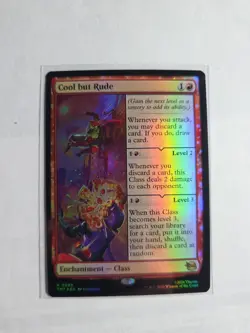 Cool but Rude - MTG TMNT - Rare - NM - Foil 0089 - Image 1