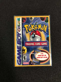 POKEMON Trading Card Game TGC Promo Item FLIP/FOLDING CARD Gameboy Color - MP - Image 1