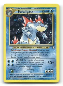 Feraligatr 4/111 - Neo Genesis Unlimited Holo - Pokemon Card NM/M - Image 1