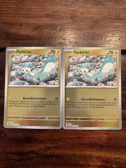 (2) Pokemon TCG Pachirisu 051/132 Reverse Holo LOT! Mega Evolution - Image 1