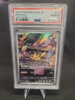PSA 10 Pikachu 173/165 Sv2a: Pokemon Card 151 Holo (Japanese) AR - Image 1